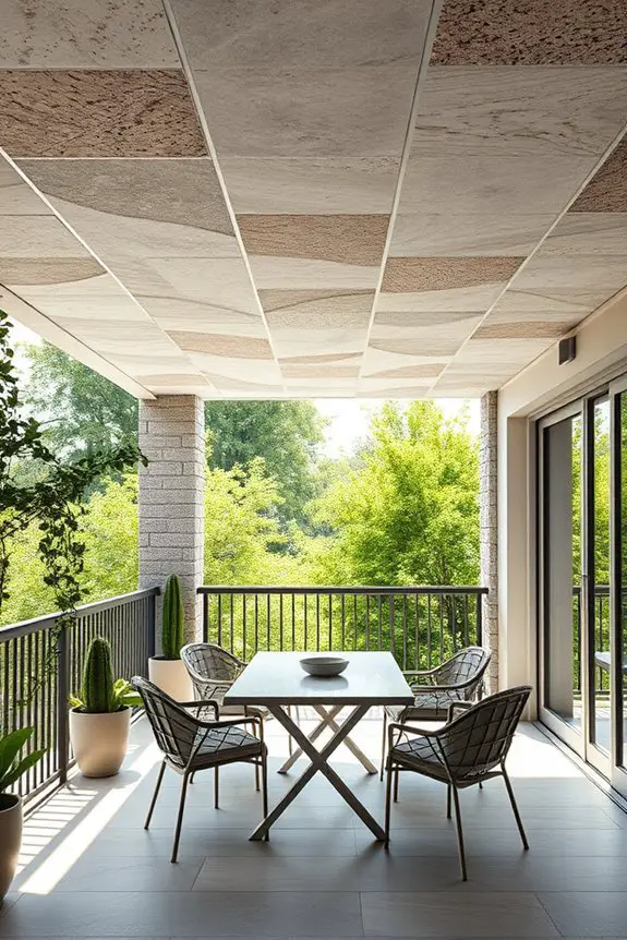 transform your balcony ceiling