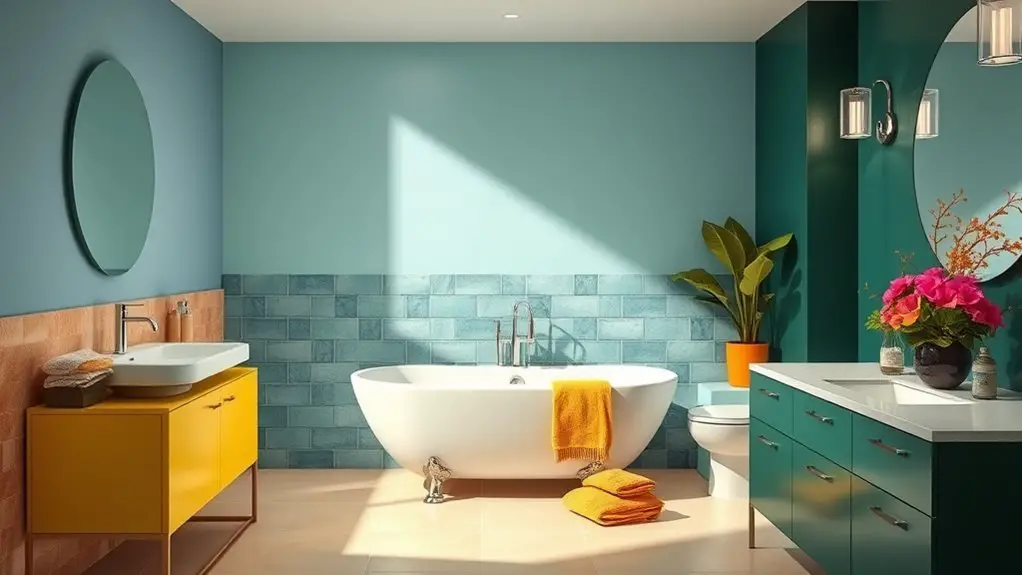 transform your bathroom colors
