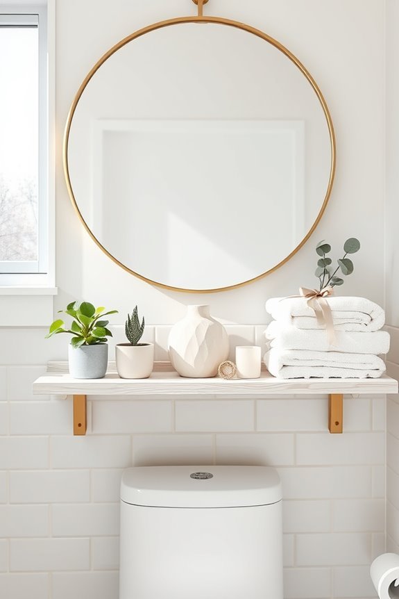 transformative bathroom mirror decor