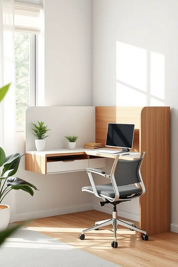transformative corner workspace dividers