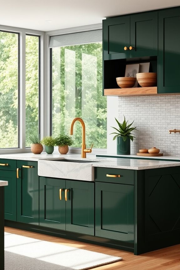 transformative dark green combinations