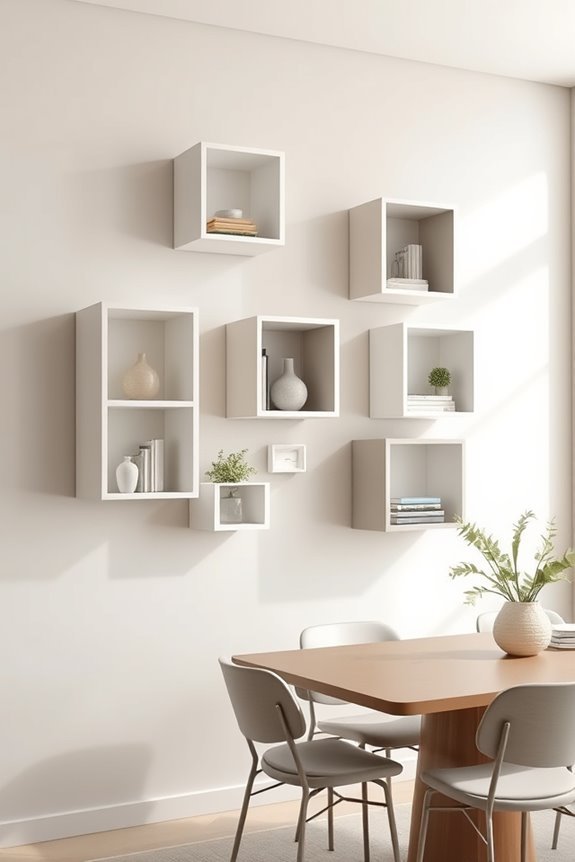 transformative decorative wall shelves