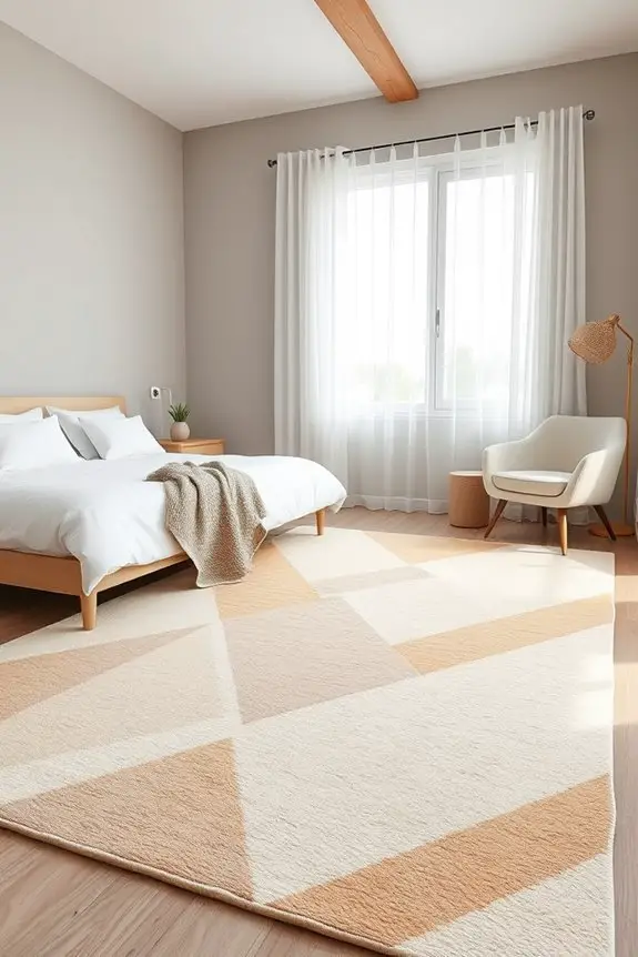 transformative geometric rug aesthetics