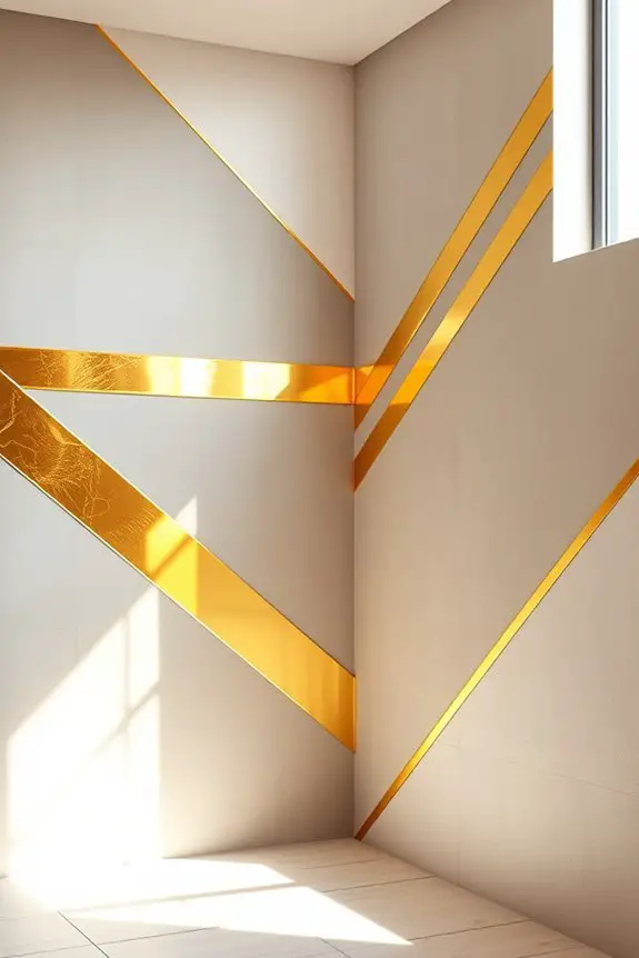 transformative golden tape lighting