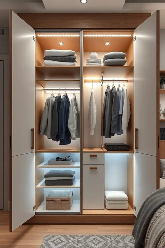 transformative integrated cupboard lighting