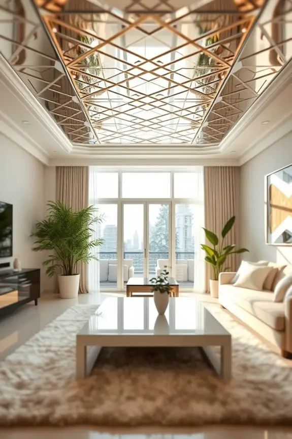 transformative mirrored ceiling designs