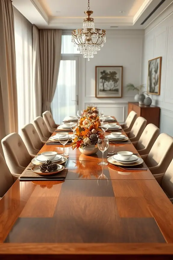 transformative seasonal dining decor