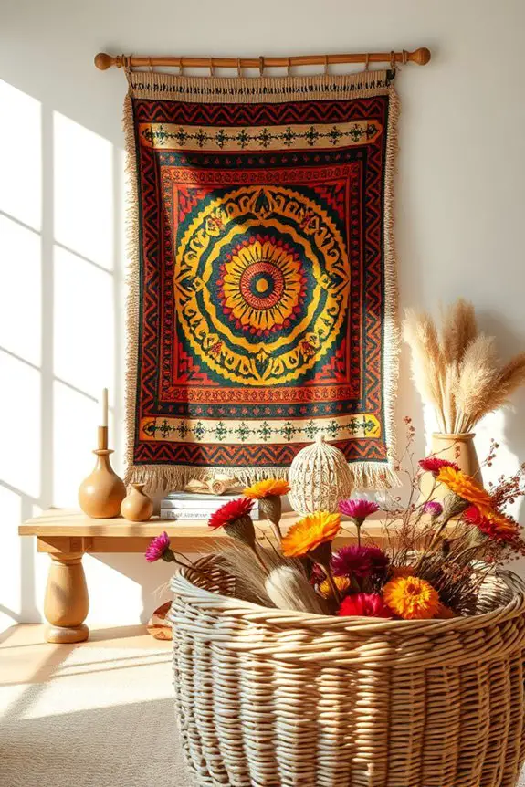 transformative textile wall art