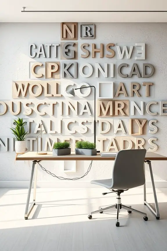 transformative typography for workspaces