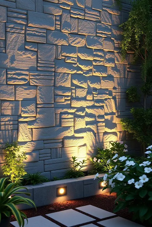 transformative vertical surface illumination