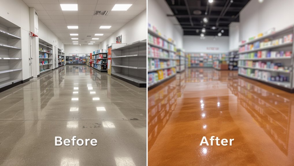 transforming concrete for retail