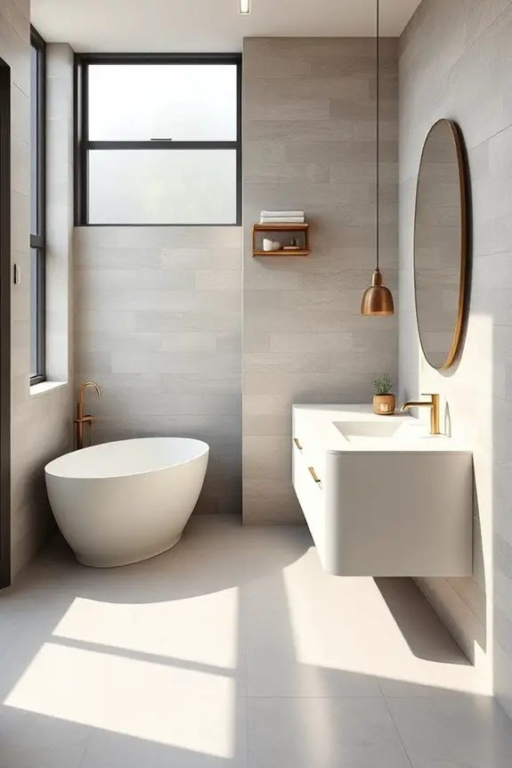 transitional bathroom design elements