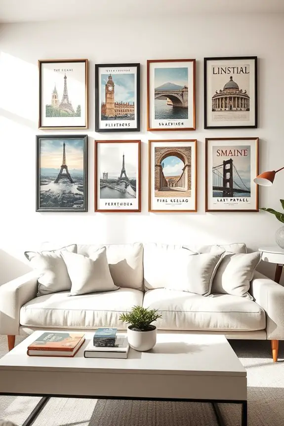 travel inspired wall decor