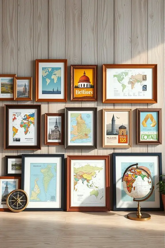 travel memories wall art