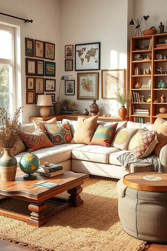 travel souvenirs display ideas