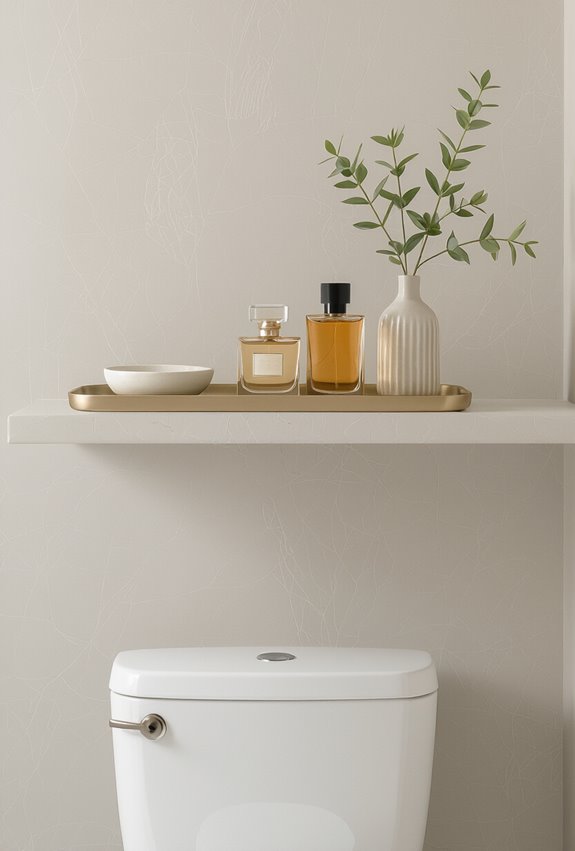 tray corrals perfumes toiletries