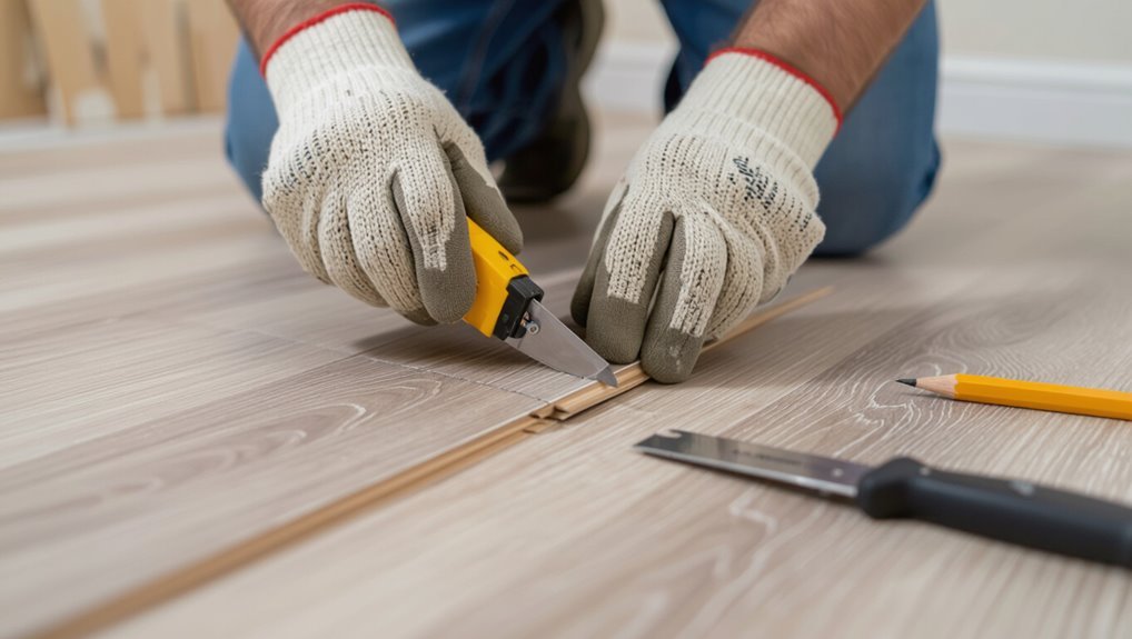 trim and notch carefully