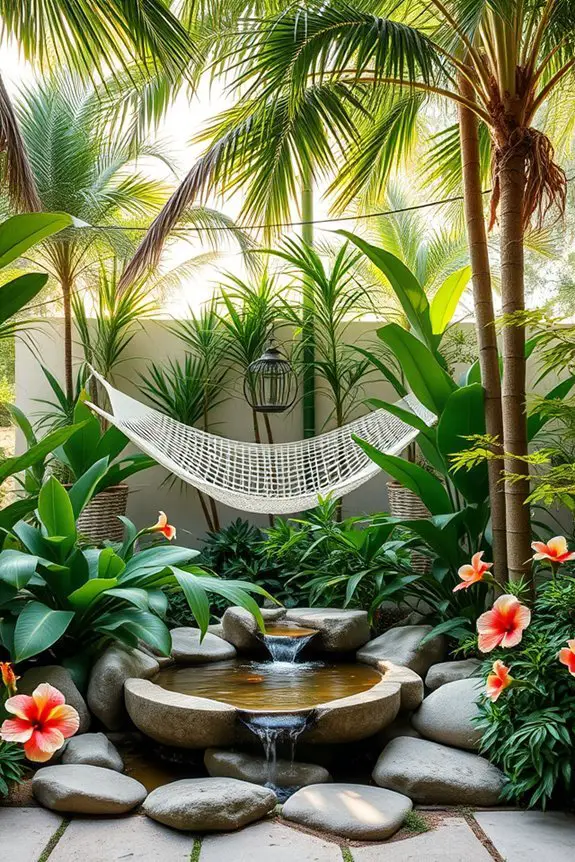 tropical backyard paradise transformation