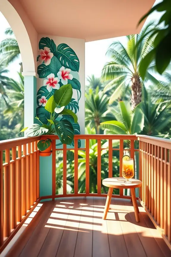 tropical balcony transformation ideas