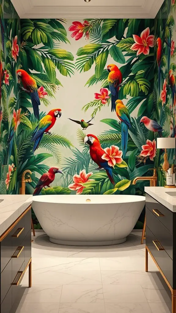 tropical bathroom decor ideas