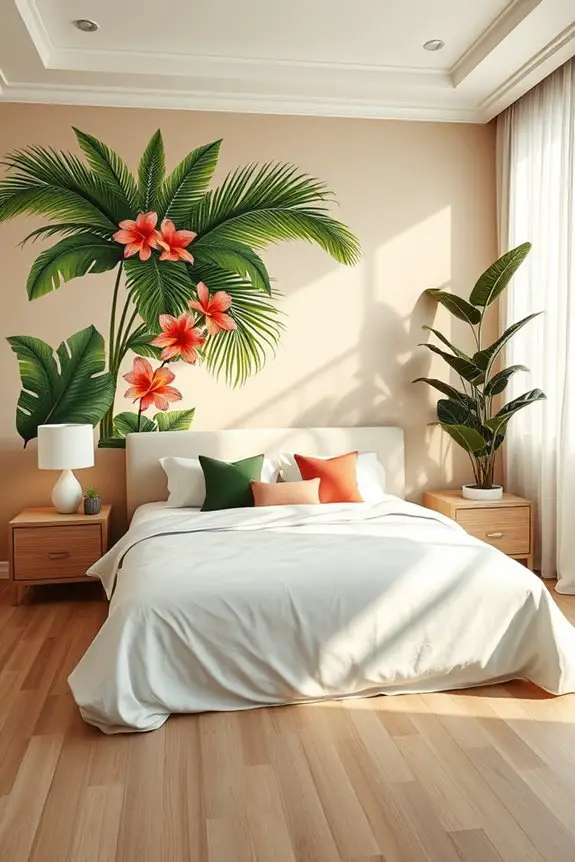 tropical bedroom paradise transformation