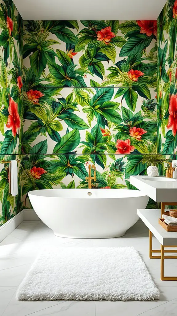 tropical elegance with gold