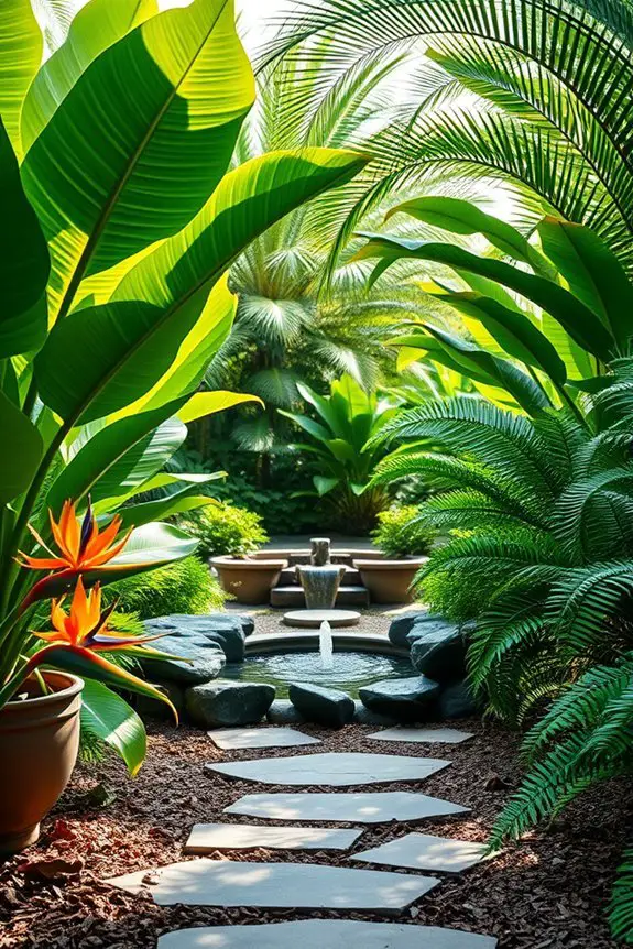 tropical oasis for relaxation