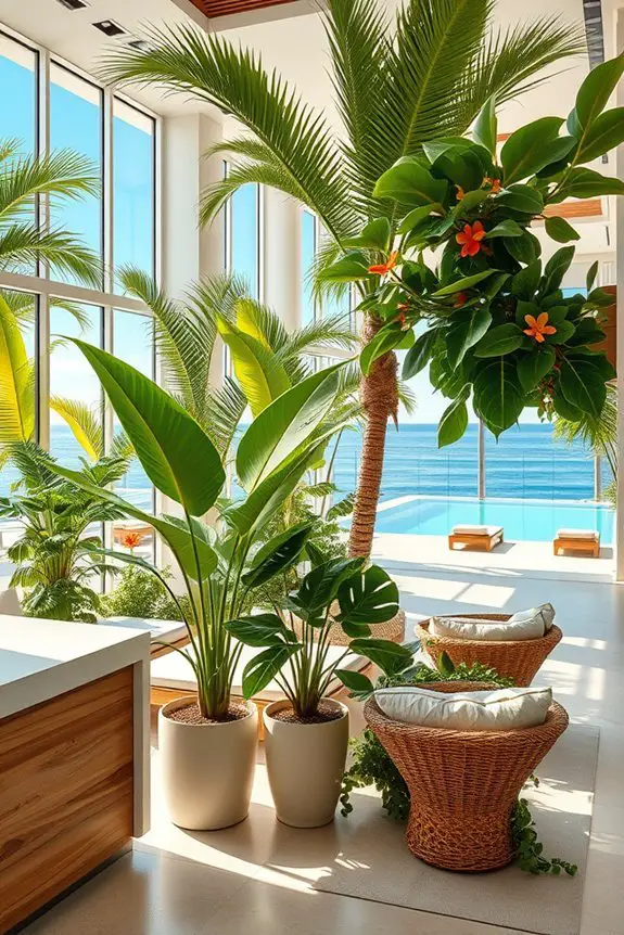 tropical plants enhance aesthetics