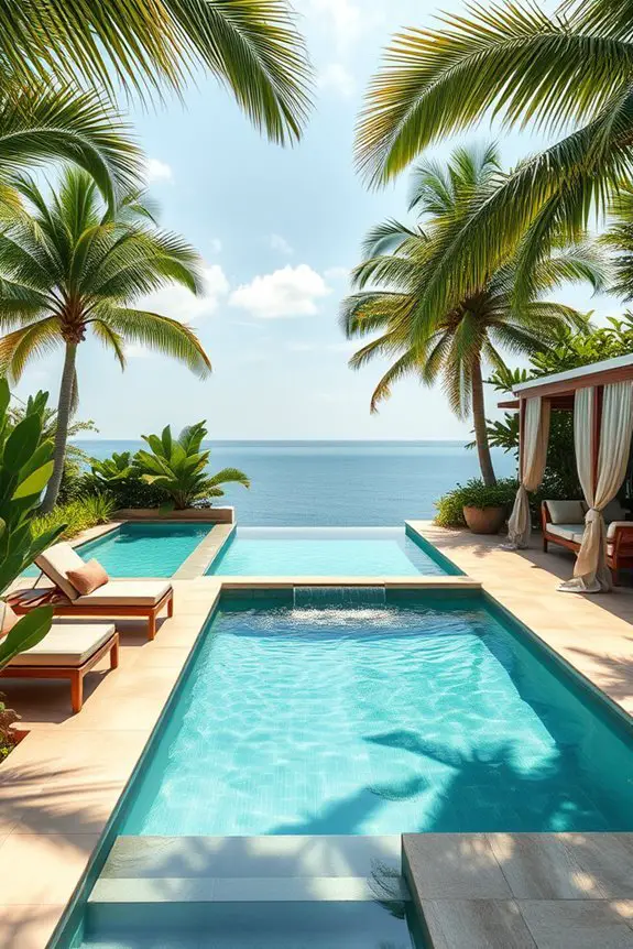 tropical pool paradise design