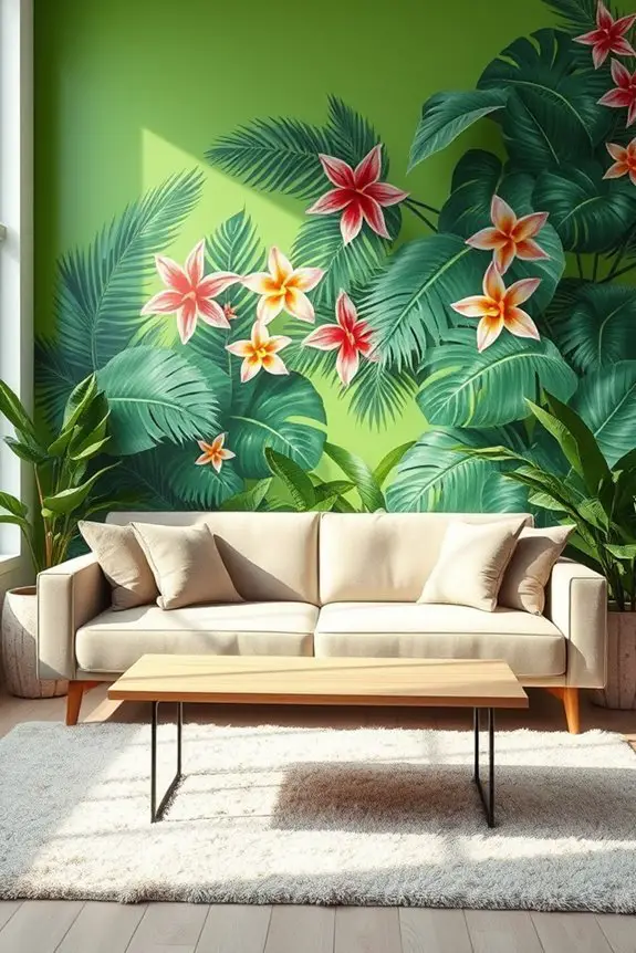 tropical prints for relaxation