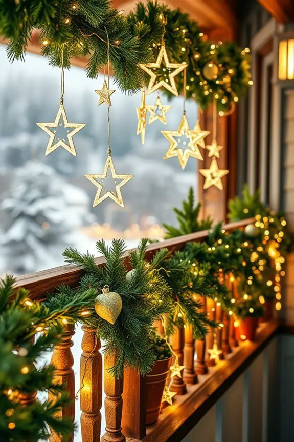 twinkling star balcony decorations