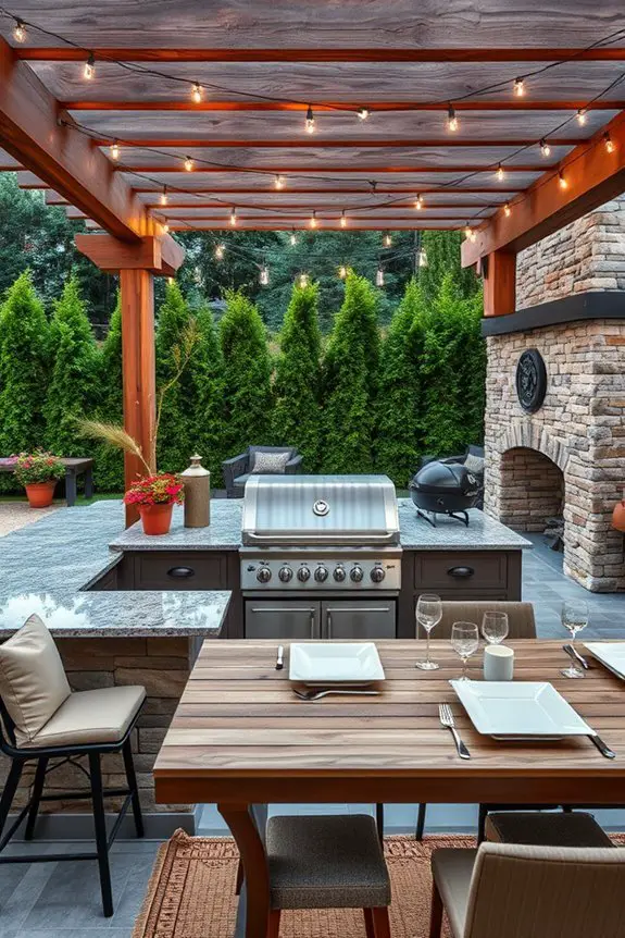 ultimate backyard barbecue setup