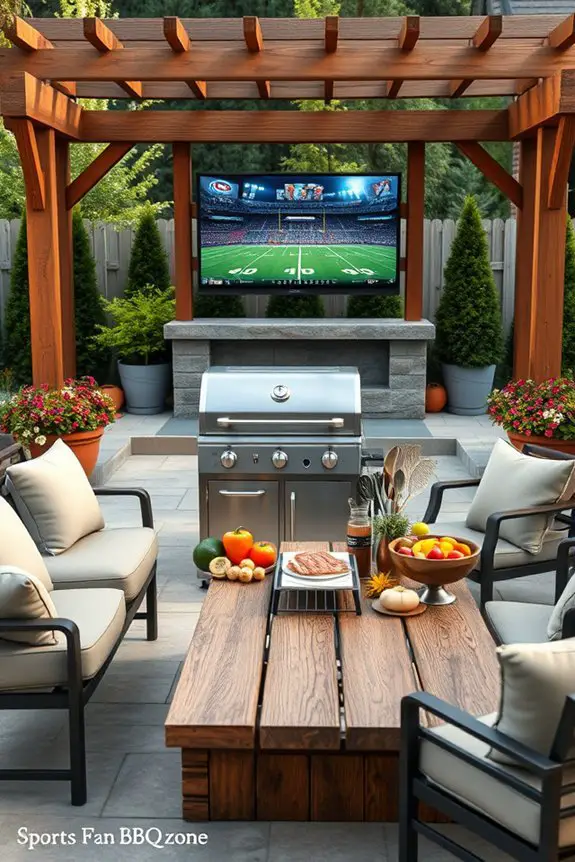 ultimate sports bbq zone