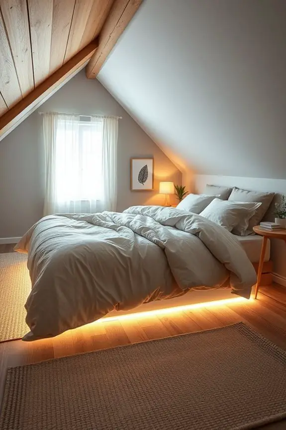 under bed led lighting installation