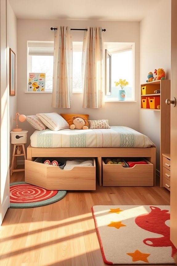 under bed storage solutions organized