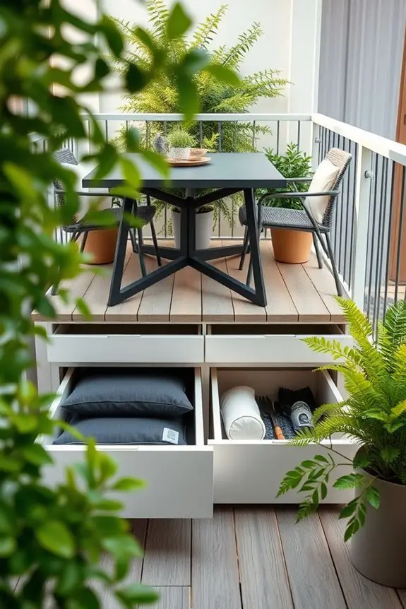 under furniture storage solutions
