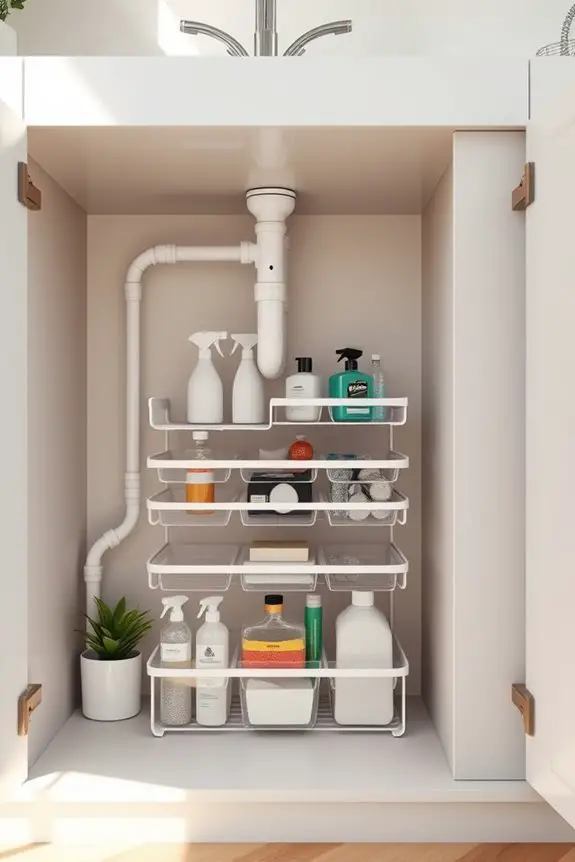 under sink organization solutions