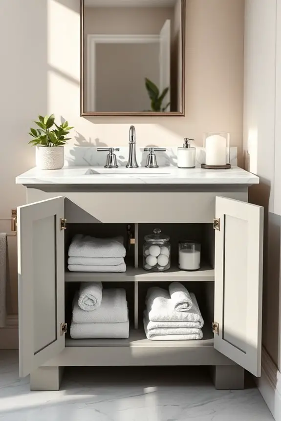 under sink storage solutions organized