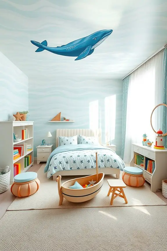 underwater nautical bedroom design