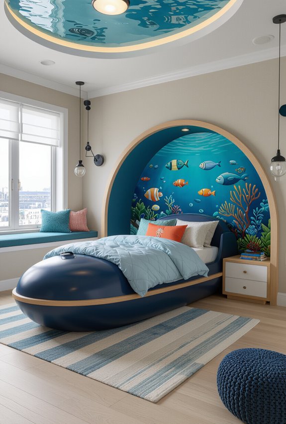 underwater ocean themed room decor