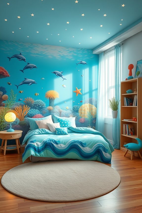 underwater themed bedroom decor