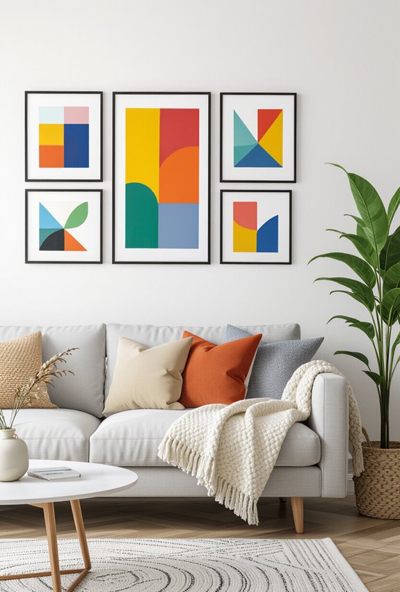 unified palette gallery arrangement