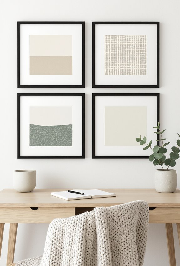 uniform framed photo grid