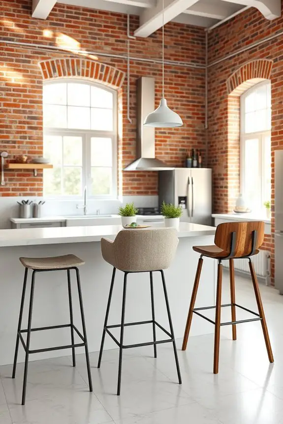 unique bar stools enhance style