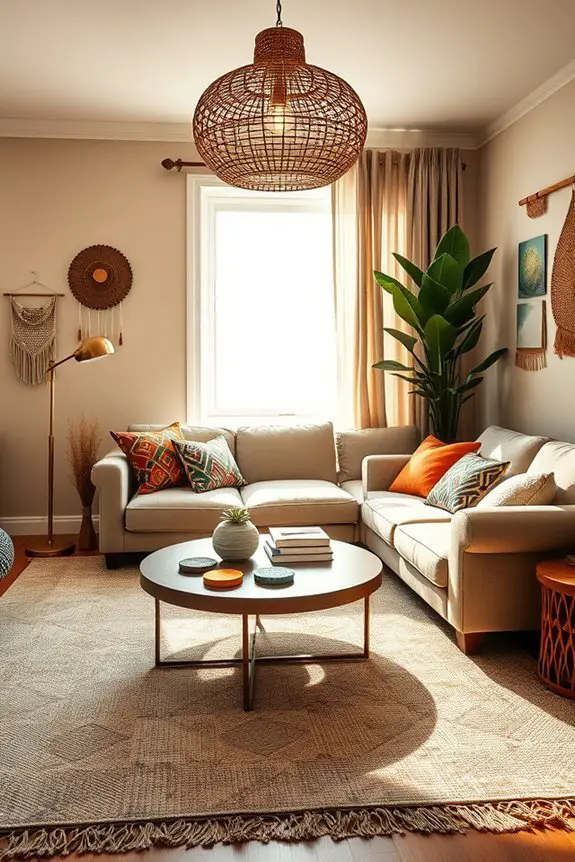 unique boho lighting fixtures