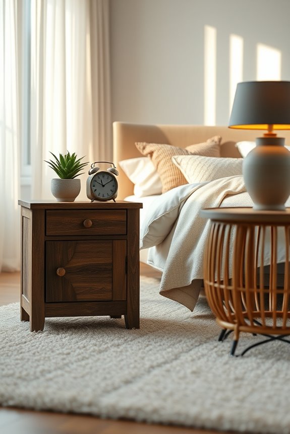unique boho nightstand designs