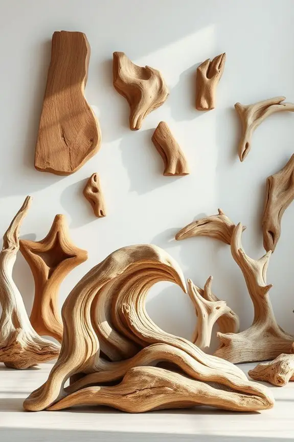 unique coastal driftwood decor