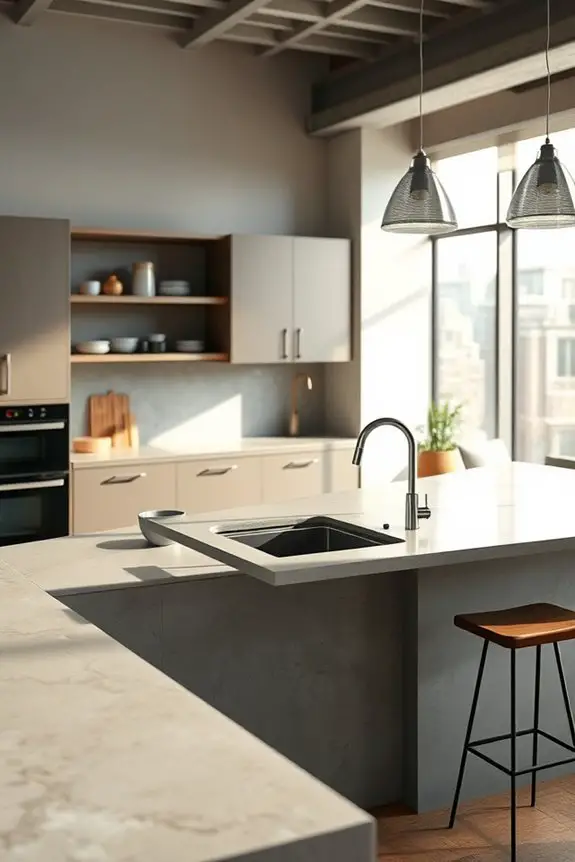 unique custom concrete countertops
