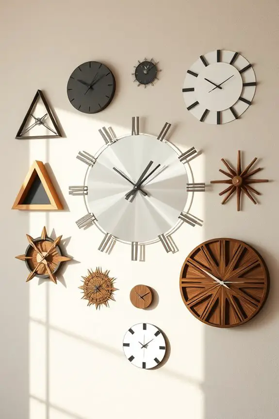 unique decorative wall clocks