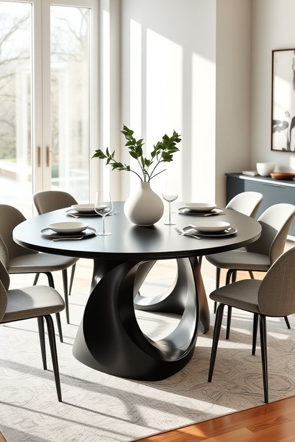 unique dining table shapes